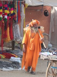 a holy man in India
